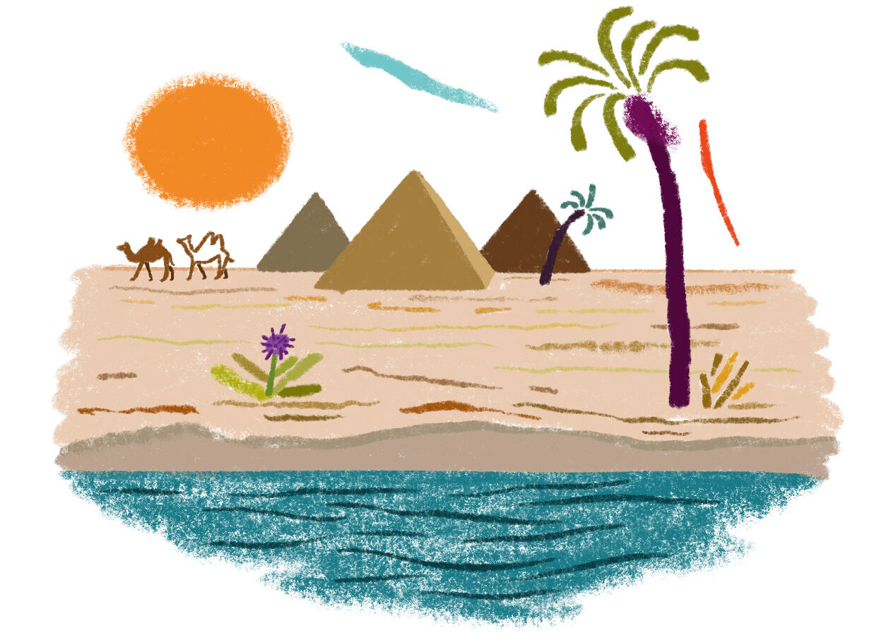 Illustration Pyramiden