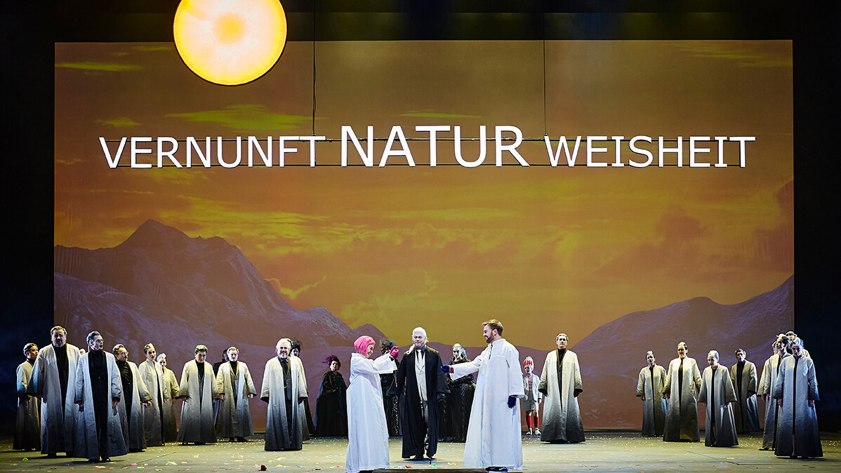 Szenenbild aus „Die Zauberflöte“