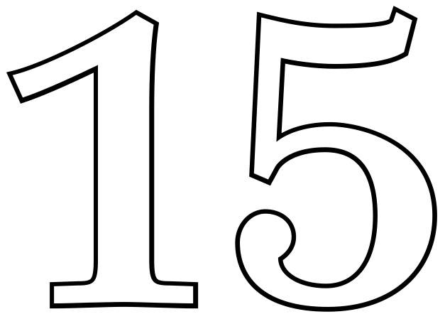 15 Zahl 15
