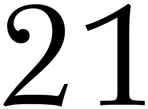 21 Zahl 21
